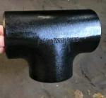Seamless High Pressure A234 WPB Carbon Steel Pipe Tee Black Painting