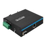 2 Port 10/100mpbs Fast Ethernet Industrial Fiber Media Converter With 1RJ45+1SFP