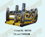 Colorful Slides Children Fun Park Inflatable Playground