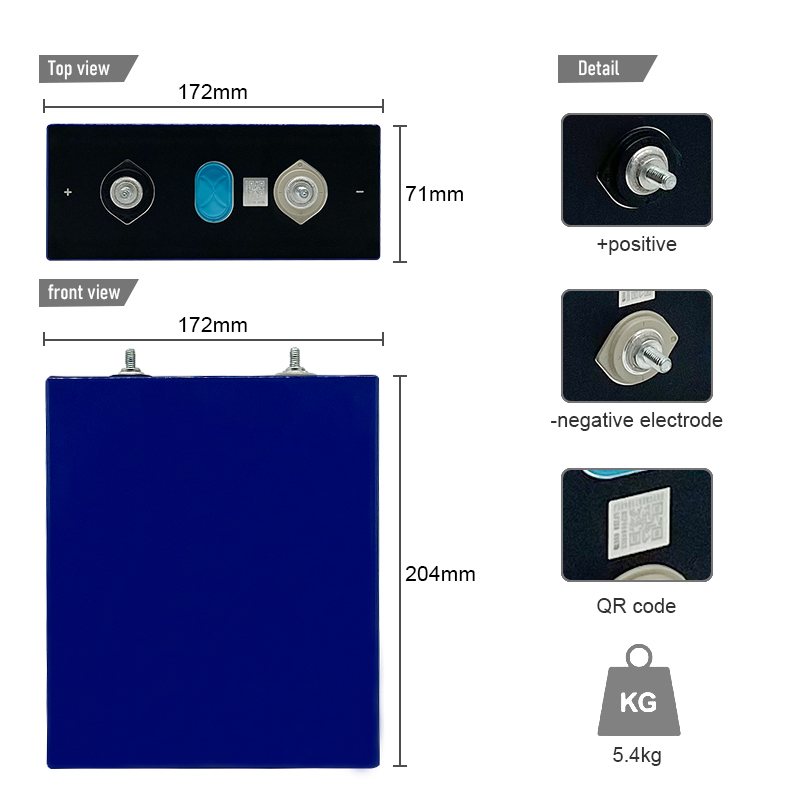 3.2v 280ah Lifepo4 EV Battery Pack For Solar Power System