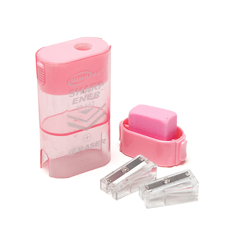 Manual Eraser School Pencil Sharpener Single Hole
