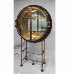 OEM Interior Stainless Steel Wine Cabinet Living Room Liquor Cabinet