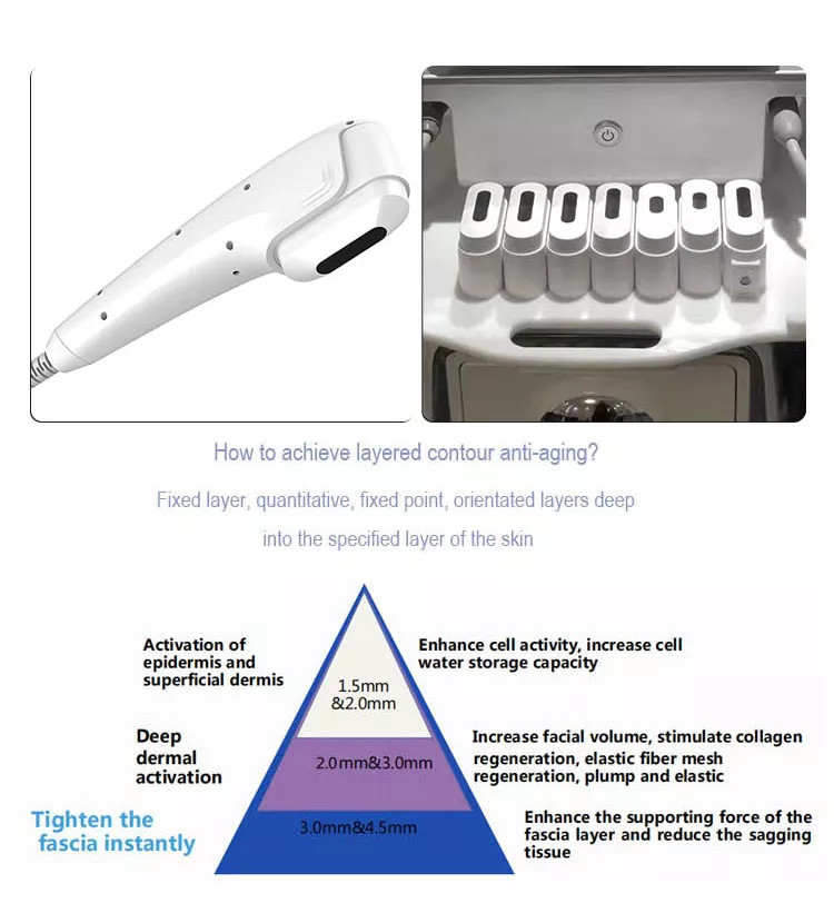 10MHz HiFu Beauty Machine Prssure Detector Ultrafermin 360 Vaginal Treatment