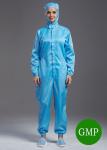 Microelectronics Anti Static Garments Hooded Coveralls Dust Protection Clothing