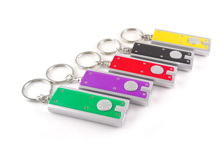 Plastic Material LED Emergency Flashlight , Inner Battery Mini LED Flashlight