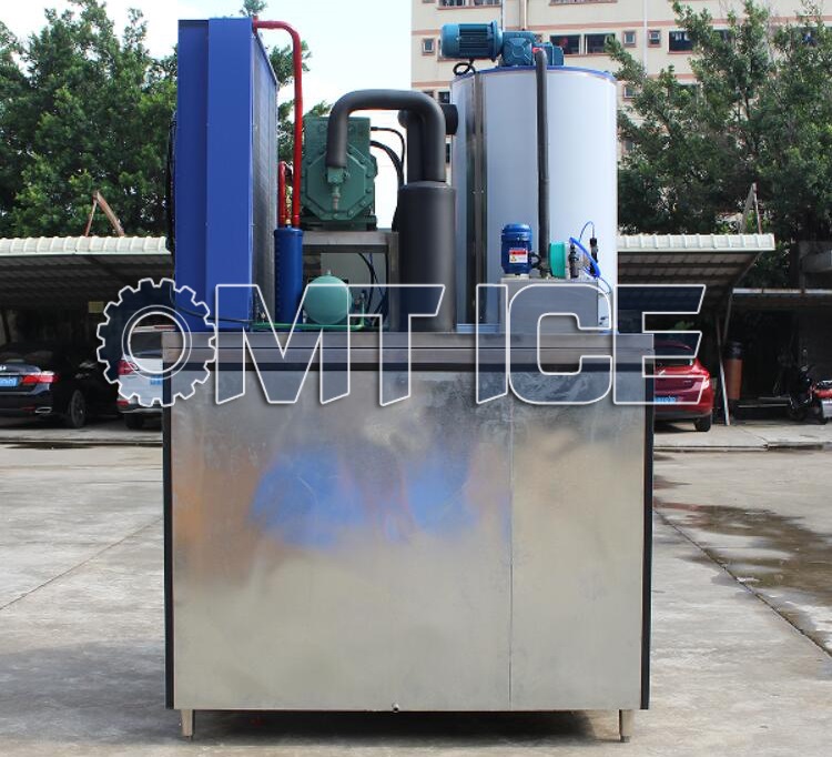 3T Freshwater Flake Ice Machine Restaurant Kitchen Commercial Flake Ice Maker