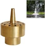 1.5" Fully Brass Blossom 3 Tiers Water Fountain Nozzle Jet Water Pond Sprilker