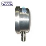 Stainless Steel Liquid Filled Water Pressure Gauge , High Pressure Gauge Meter