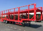 Europe Style Car Transport Carrier Semi Trailer 2 Axles Zinc Sinkers Installed
