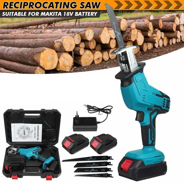 Household Electric Sabre Saw Portable Mini Wood Metal Cutting Tool Handheld Reciprocating Saw for Fruit Tree Branches