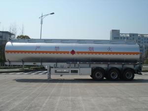 Wholesale 3x12T BPW axle 46000L Aluminum Alloy Petroleum Mobile Fuel Tank Trailer from china suppliers
