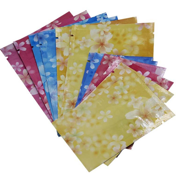 Custom Printed Aluminum Foil Plastic Packaging Sachet Bag with Zip-lock