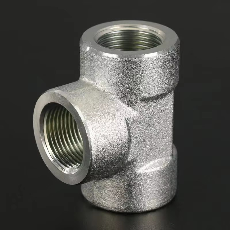 NXF ASTM B574,ASTM B619 Alloy C-4 /UNS N06455/W.Nr.2.4610 DN6-1200 Pipe Fittings Pressure 2000-6000lb Thread Tee