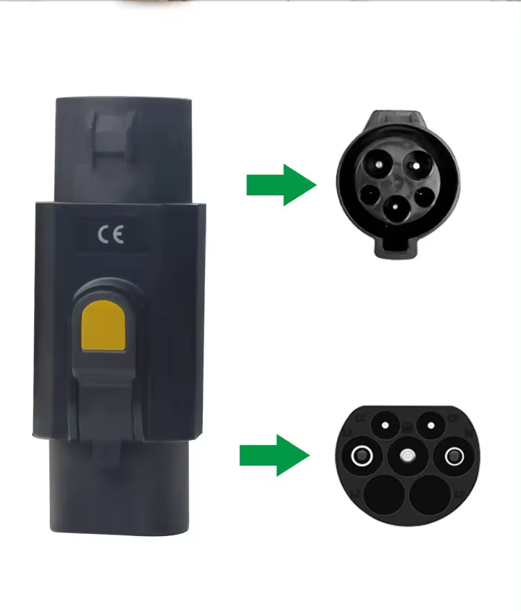 220V 7KW 32A Type 1 to GB/T Electric Car Adapter for GBT Car EV Portable Charger Output Current 32A Operation Voltage 220V