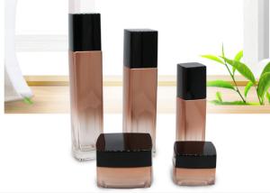 Wholesale Anti Leakage 40ml Square Empty Cosmetic Bottles Gradient Cosmetic Toner Bottle from china suppliers