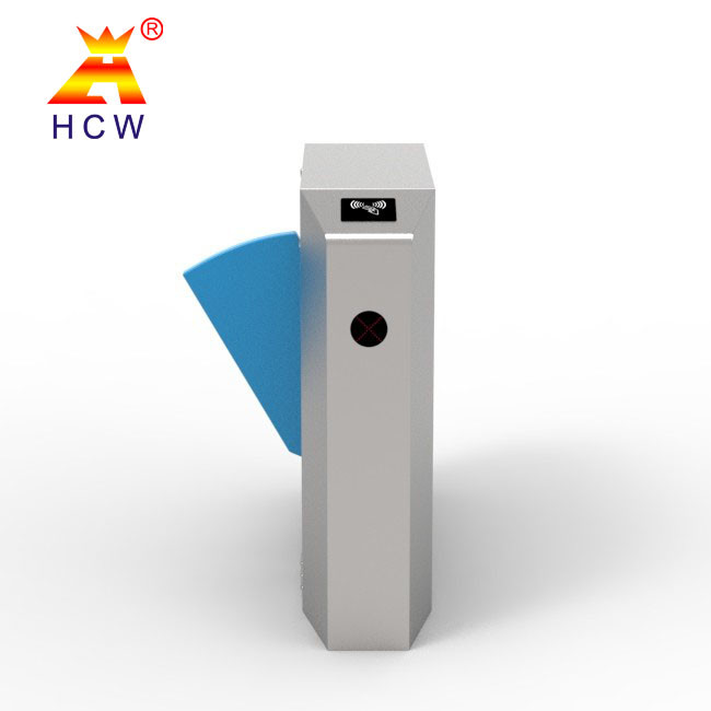 Outdoor Retractable Flap Barrier Turnstile Stainless Steel 40 Persons / Min