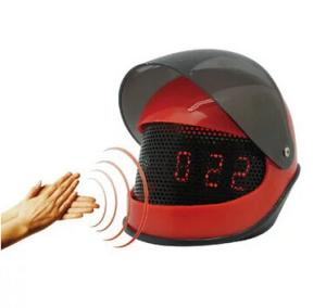 Wholesale New creative wall helmet creative gift product alarm clock from china suppliers