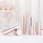 Cosmetic Matte Rose Gold DIY Lipstick Tube Silk Screen Printing