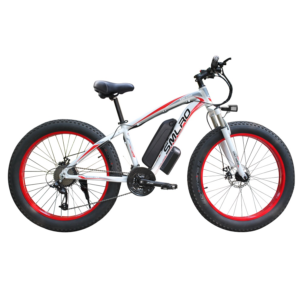 SMLRO Fat Tire Folding Electric Bike 17.5AH 45 Km/H Max Speed