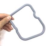 PC200-7 6D102 Engine Valve Cover Gasket 6BT Black Color For Excavator