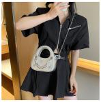 3 colors PU Bags Women Handbag Ladies Shoulder Sport Puffer Bag Trendy Fashion