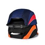 Ventilation 100% Cotton Safety Bump Cap Baseball Cap Short Brim 56cm