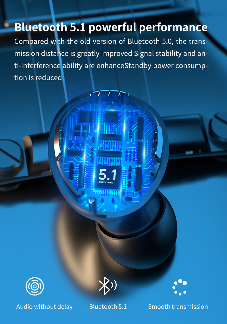 Magnetic Charging TWS Wireless Bluetooth Earphones 3D Stereo OEM ODM