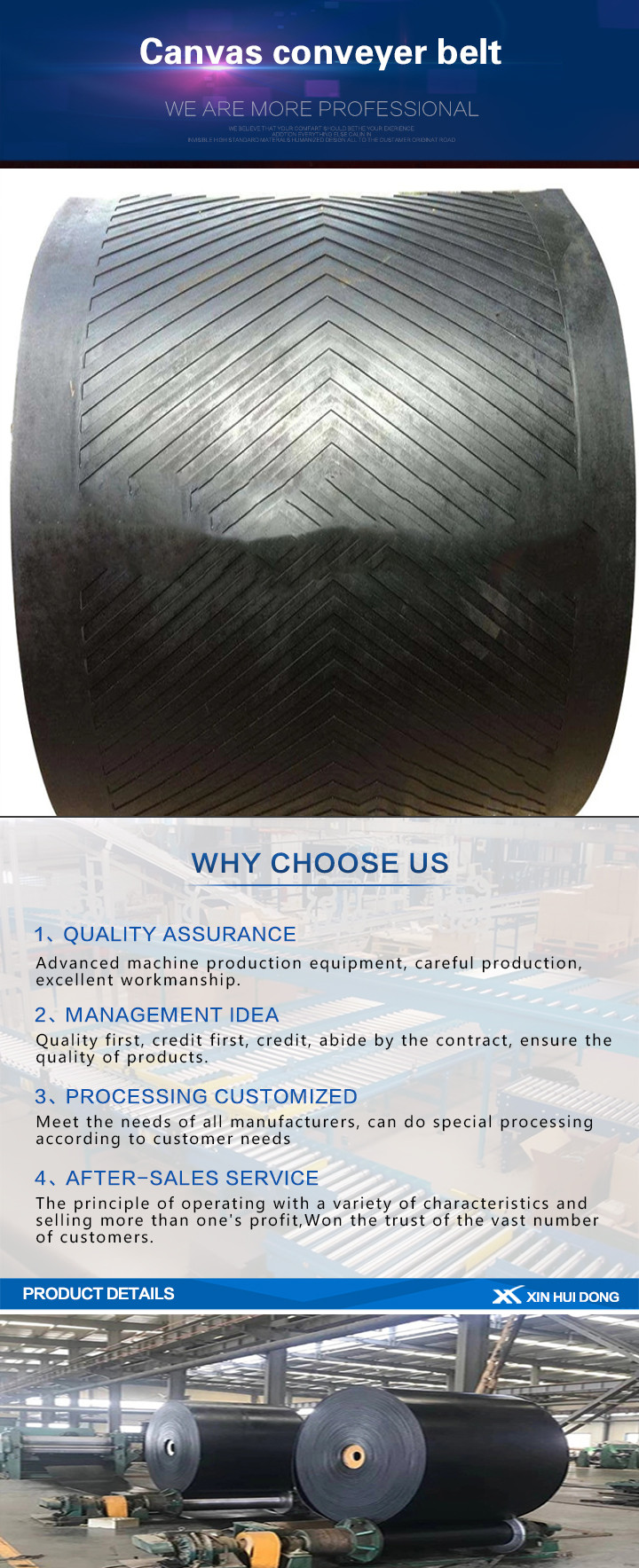 Pattern Natural Rubber Conveyor Belt , Industrial Cleated Conveyor Belt