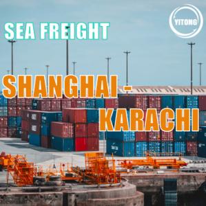 Wholesale 17 days Global Sea Freight Service From Shanghai to Karachi Pakistan from china suppliers