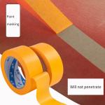 Masking Tape Rubber Adhesive Yellow Car & Wall Painting Die Cutting Washi Paper