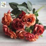 UVG table centerpieces fake roses silk wedding bouquets for party table