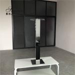 ZT-564S Wholesale hot sale tall silver mirror pillar flower stands for wedding
