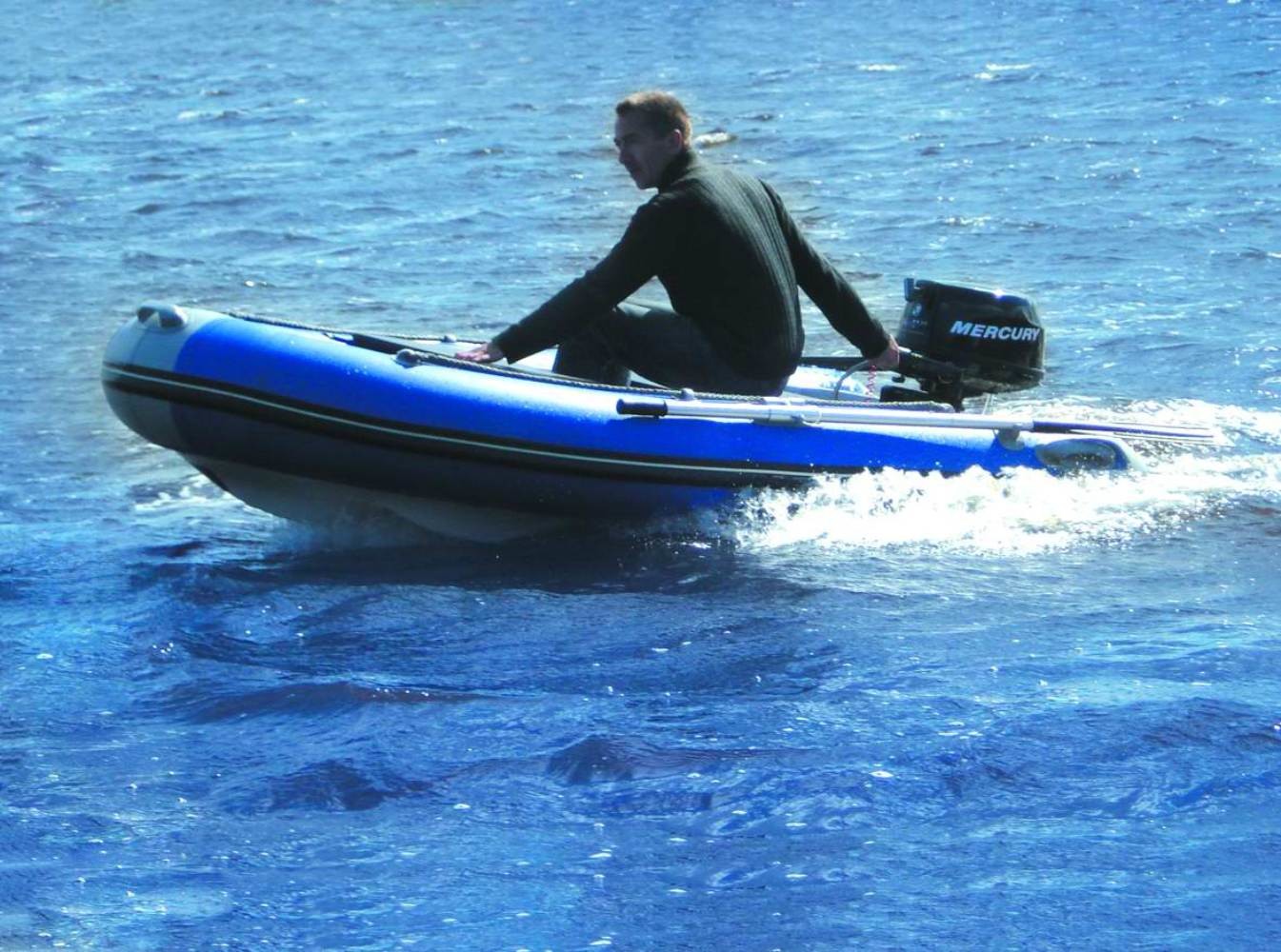 Small Size Inflatable Hard Bottom Boat Easy Carrying 300cm With Small Center Console