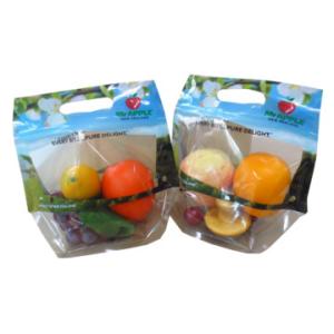 Wholesale OPP Plastic Fresh Fruit Bags Transparent Plastic Package Zipper Containers PET from china suppliers
