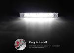 12V White Blue Boat Marine Caravans LED Light Trailer Thin LED Marker Clearance