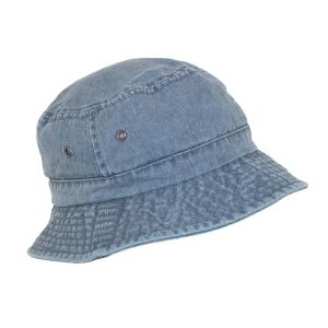 Wholesale Kids Demin Short Brim Cotton Bucket Hat For Summer Travel 65cm*42cm*38cm from china suppliers