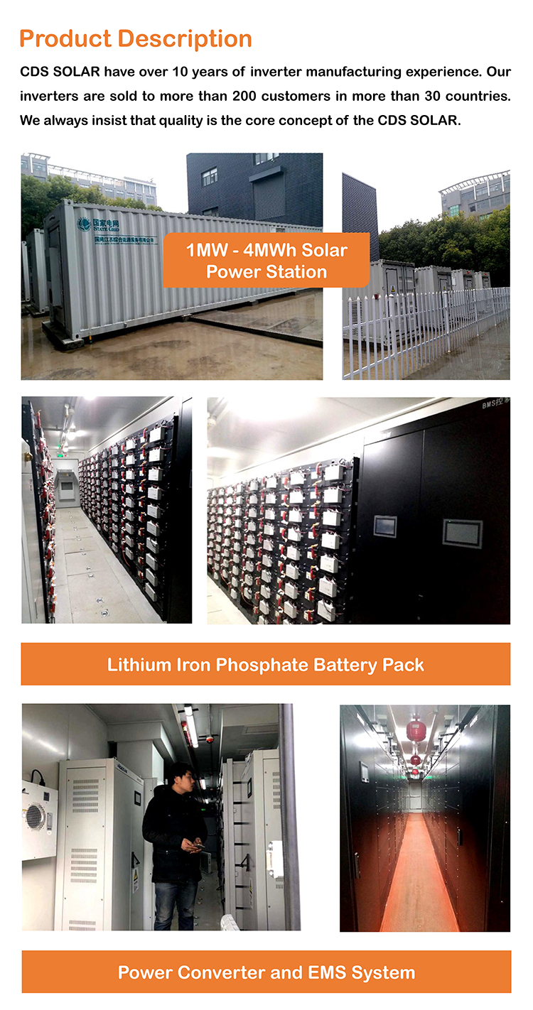 cost performance photovoltaic 1000kw On grid solar system for power station