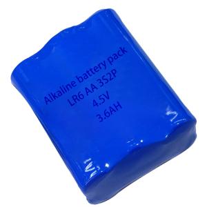 Wholesale 4.5V LR6 Alkaline Battery AA Primary Alkaline Battery Pack 3S2P from china suppliers