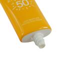 empty collapsible hand cream aluminum laminated lotion tube cosmetic packaging