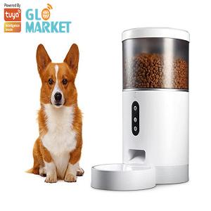 Wholesale Glomarket Tuya Wifi Camera Smart Pet Feeder Voice Interaction Automatic Pets Feeder from china suppliers