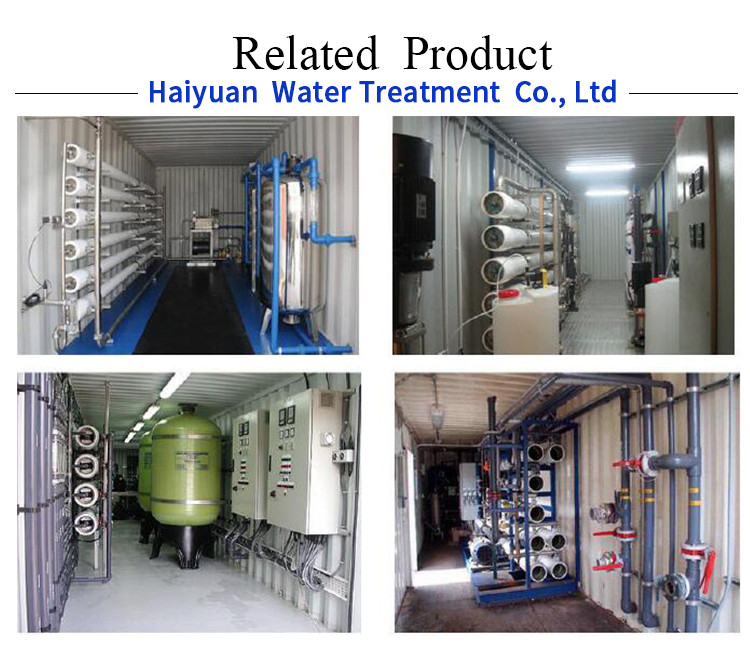 99.7% Rejection Containerized Water Treatment Plant RO System 15 Bar Pressure