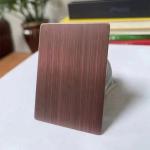Hairline HL Brushed Finish Stainless Steel Sheet 0.5mm Thickness Stainless Steel