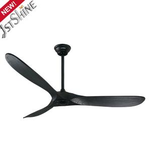 China CE ROHS 3 Blade Solid Wood Ceiling Fan Without Light 60 Inch on sale