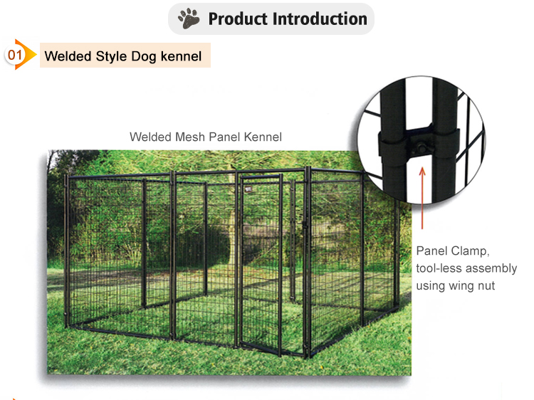 dog kennel, cheap chain link dog kennels,Chain Link Portable Yard Kennel