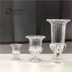 20 Inch 24 Inch Tall Clear Glass Vase Decoration Wedding Home For Dining Table