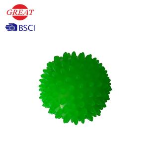 Wholesale Customized Logo Soft Spiky Massage Ball , Ecofriendly PVC Massage Ball For Neck from china suppliers