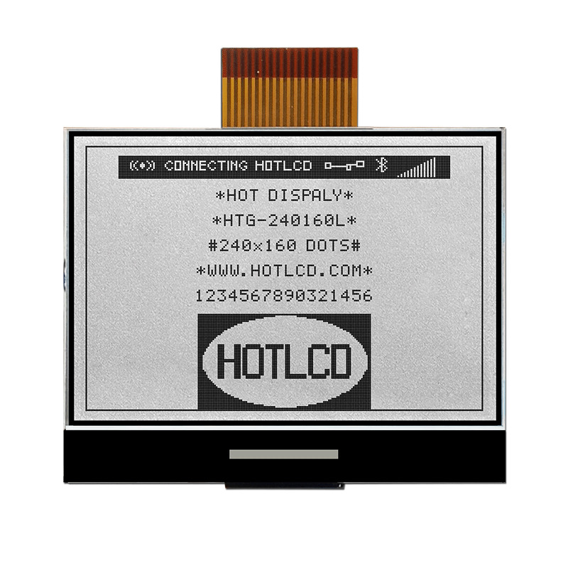 18PIN 240x160 COG LCD Module UC1698 With Side White Backlight HTG240160L