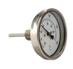 Wholesale 5&quot; 125mm 6&quot; 150mm Bimetallic Dial Thermometer Oven-Safe Axial Type from china suppliers