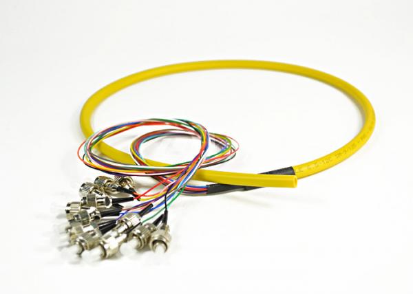 Quality fanout cables 12 fibres FC, Optical Fiber Patch Cord breakout cables, branch patch cord for sale