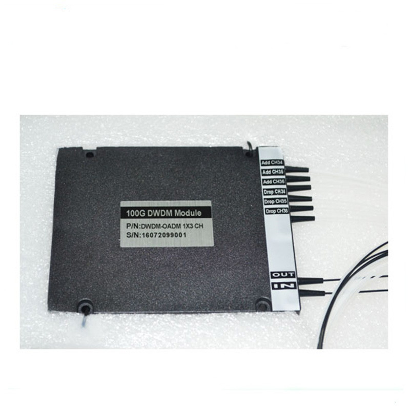 DWDM Optical Add Drop Wavelength Division Multiplexer 100G 200G Low Insertion Loss